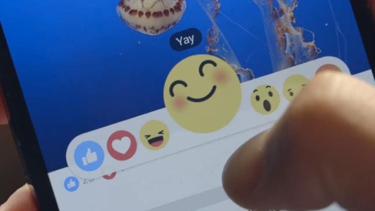 Facebook Announces Test of Reactions Feature to Expand Upon Like Button