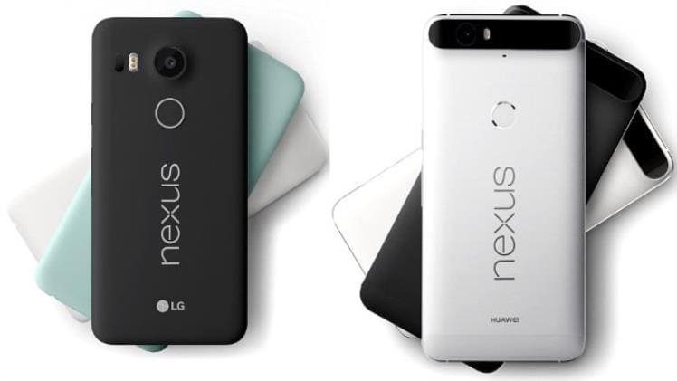 Full list of Nexus 5X vs Nexus 6P Differences