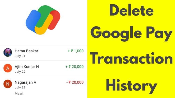 How To Delete Google Pay Transaction History Permanently Trendingbird
