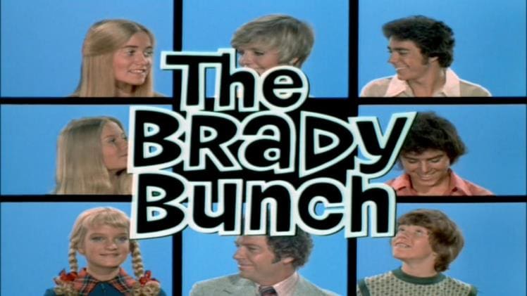 Which Character Appears In The Upper Right Corner During The Opening Credits Of The Brady Bunch?